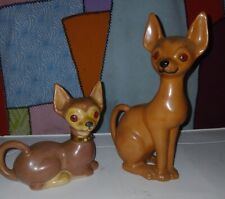 Vintage ceramic Chihuahua figurines picture