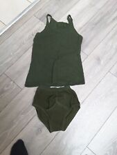 VINTAGE BRITISH ARMY AIRTEX VEST AND PANTS picture