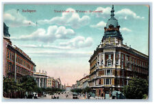 Budapest Hungary Postard Vaczi-Korut Waitzner Boulevard c1910 Antique picture