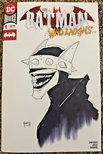 THE BATMAN WHO LAUGHS #1 Colorist David Baron Convention Cover Sketch 2019 ECCC picture