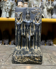 Rare statue of Goddess Osiris, Isis, Horus Ancient Egyptian Antiquities Egypt BC picture