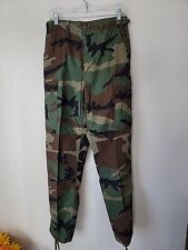 US Military BDU Camo Woodland Field Pants Cargo Trousers Small Long 30x34 picture