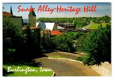 Snake Alley Heritage Hill Burlington Iowa Unused Vintage 4x6 Postcard EB312 picture