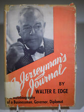 A Jerseyman's Journal  Walter E Edge Signed Inscribed 1948 First Edition picture