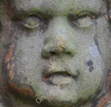 Photo 6x4 A grave face Linton/SO6625 A lichened and slightly weatherworn c2010 picture