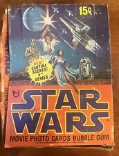 1978 Topps Star Wars Series 4 Empty Display Box - Luke Skywalker CP3O  RARE picture