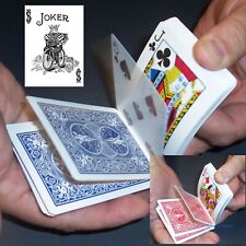 Svengali Black White Joker Deck - Red Bicycle Back - Magic Playing Card Trick picture