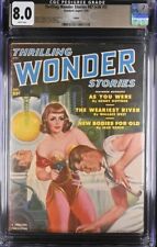 Thrilling Wonder Stories 1950 August. CGC VF 8.0, White pages. Yakima Pedigree. picture
