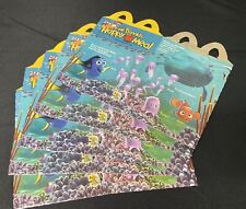 LOT OF FIVE FINDING NEMO MCDONALDS HAPPY MEAL BOXES NOS picture
