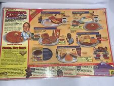 VTG WAFFLE HOUSE RESTAURANT LAMINATED DOUBLE SIDED MENU PLACEMAT AMERICANA 2001 picture