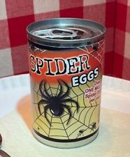 2x Halloween SPIDER EGGS Soup Can Labels GIFT PARTY FAVORS DECORATIONS Funny Gag picture