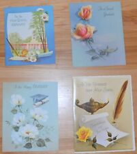 Lot of 4 Vintage High School Graduation Cards By Norcross picture