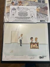 Beavis and Butthead Original Production Animation Art Cel With COA And MTV Seal picture