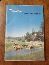 1958 Franklin Vaccines and Supplies Catalog No. 58 Humansville Missouri picture