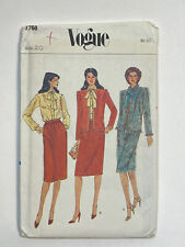 Vogue Pattern #7768 Misses Size 20 Jacket, Skirt, Blouse Uncut, FF picture