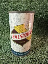 Falstaff Flat Top Early 1960s Beer Can New Orleans, Louisiana VTG Blue picture