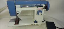 LEATHER UPHOLSTERY CANVAS DENIM HEAVY DUTY  WHITE 265 SEWING MACHINE SERVICED  picture