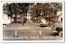 c1930's Riverview Park Residence Scene Cedar Falls Iowa IA RPPC Photo Postcard picture