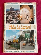 1968 vintage Israel Travel Brochure, Herb Rau, out of print, rare Israel Tourism picture