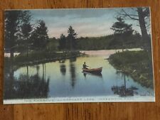 Vintage Postcard The Narrows Quinapoxet Lake Jefferson Ma Albertype  C picture