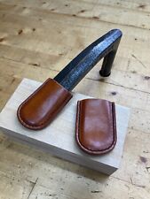 Pair of Leather Shoes / Pads / Covers for Lie-Nielsen Holdfast picture