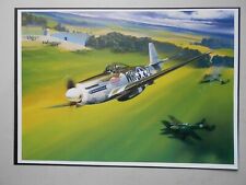 MILITARY AVIATION PRINT-  P-51 MUSTANG - 'GONE HUNTING' BY CRAIG KODERA picture