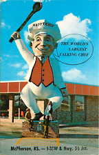 c1960s Happy Chef Restaurant, McPherson, Kansas Postcard picture