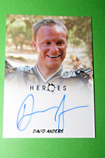 2010 Rittenhouse Heroes ARCHIVES TV Show David Anders Autographed INSERT Card picture
