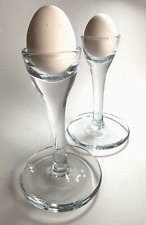 Holmegaard Glass Egg  2 Pc Set Cup Series Morgenbord Per Lütken Design Denmark picture