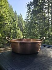 Spectacular Antique Copper Jelly Pan☆Old French Copper Jam Pan◇8½ Pounds Weight picture