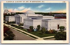 National Gallery Art Washington Dc Linen Postcard picture