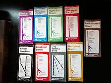 LOT OF 9 LONG ISLAND RAILROAD TIMETABLE MAY 1978  - EXCELLENT CONDITION picture
