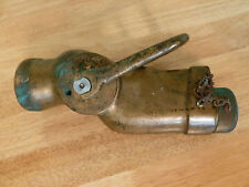  S.S. United Sates N.Y. Ocean Liner Brass Fire Hose Fognozl All Purpose Nozzle picture