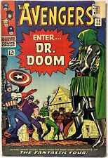 Avengers #25 Fantastic Four Dr. Doom Appearance Kirby Marvel 1966 picture