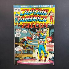 Captain America 168 1st Baron Zemo Marvel 1973 Bronze Age Falcon Buscema comic picture