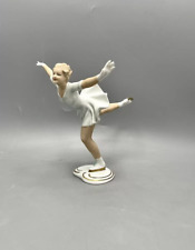 Vintage Wallendorf 1746 Hand Painted Porcelain Skater Figurine Made In Germany picture