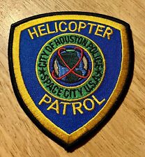 HOUSTON POLICE TEXAS HELICOPTER PATROL PATCH -- NEW picture