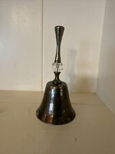 Vintage Elegance E.P. Brass Bell With Crystal Embellishment On Handle picture