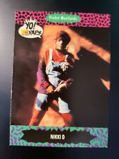 1991 ProSet MusiCards YO MTV Raps Nikki D RC card #133 picture