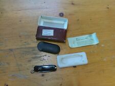 VTG VICTORINOX SWISS ARMY KNIFE SIMMONS KEY CHAIN BAIL FILE 6 MULTI TOOL BLACK picture