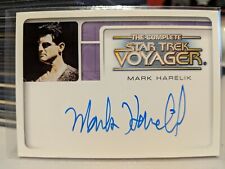 Complete Star Trek Voyager Mark Harelik A3 Autograph Card as Kashyk 2002 NM  picture