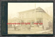 USA Tonawanda Buffalo 1880s Cabinet Photo. Schumacher & Hoover Store Front Wagon picture
