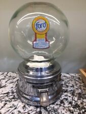 Glass Globe Ford Gumball Machine w/ available options Ford Gum and Machine Co picture