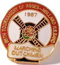 Rose Parade 1987 HOLLAND HS BAND MARCHING DUTCHMEN 98th TOR Lapel Pin (082723) picture