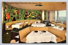 Cincinnati OH Terrace Plaza Hotel Gourmet Restaurant Joan Miro Mural Postcard picture