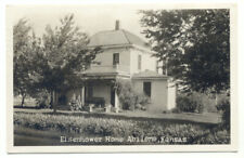 Abilene KS Eisenhower Home c1952 RPPC Postcard - Kansas picture