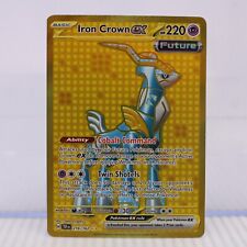 A7 Pokémon Card TCG SV Temporal Forces Iron Crown ex Hyper Rare 216/162 picture