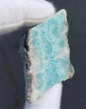2 Inch Stunning Blue AA Natural Larimar Lapidary Stone Polished 44 Grams picture