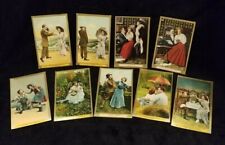 Antique/Vintage 1909 L.R. Conwell, N.Y. Postcards Set Of 9 UNUSED  picture