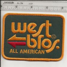 West Bros Transfer & Storage truck company patch 05/12/lw 40% discount picture